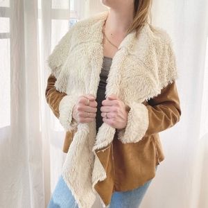 Faux fur coat